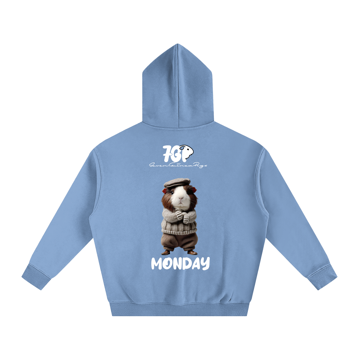 Monday - Oversize Fleeced Hoodie - 350 GSM