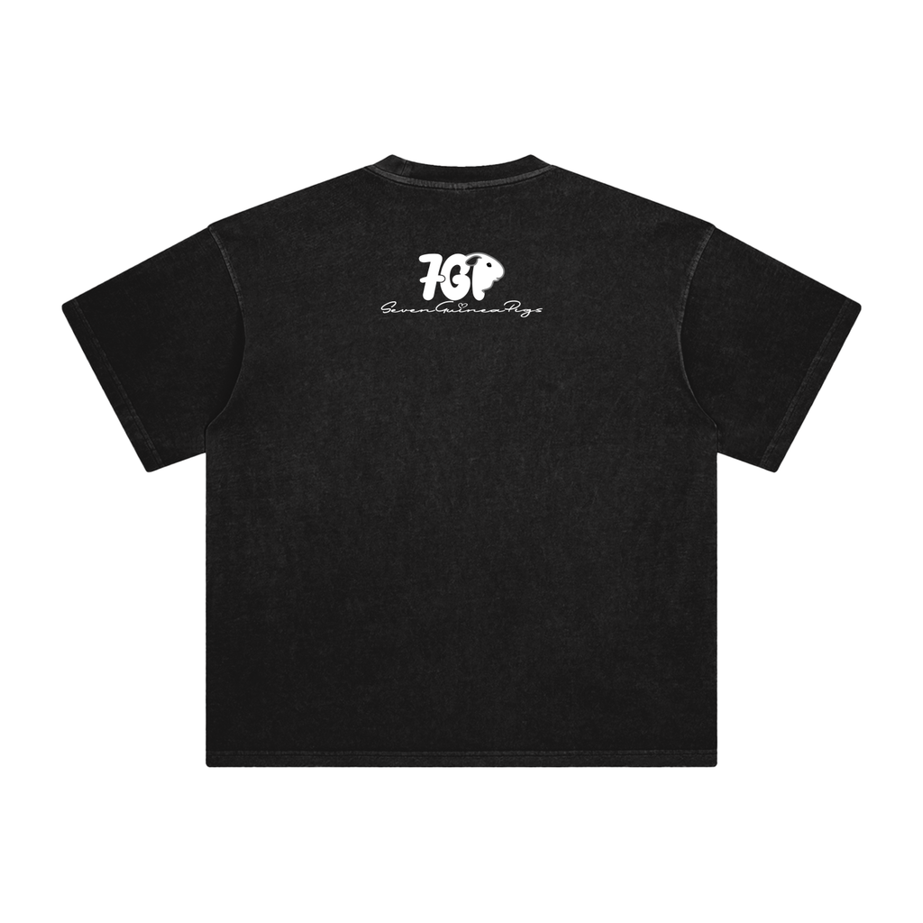 Monday - Enzyme Washed T-Shirt (Black) - 250 GSM