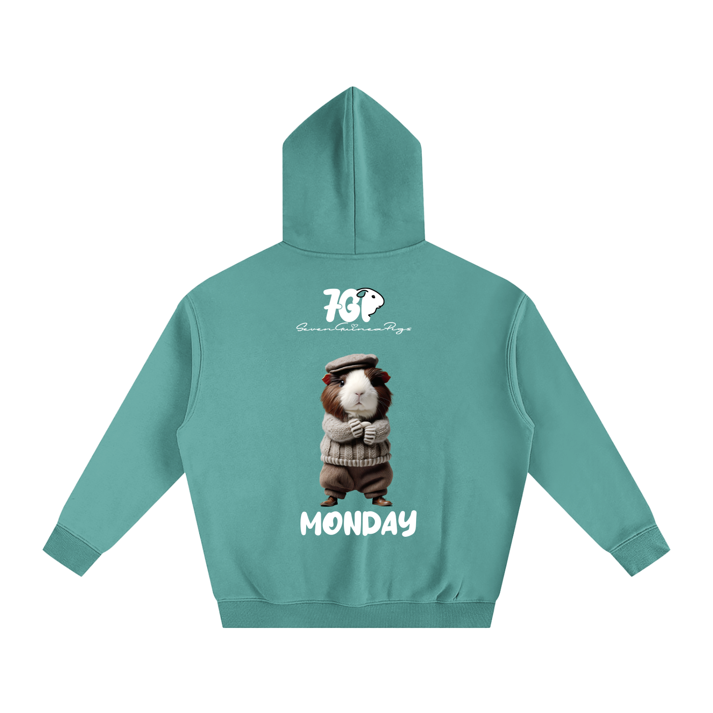 Monday - Oversize Fleeced Hoodie - 350 GSM