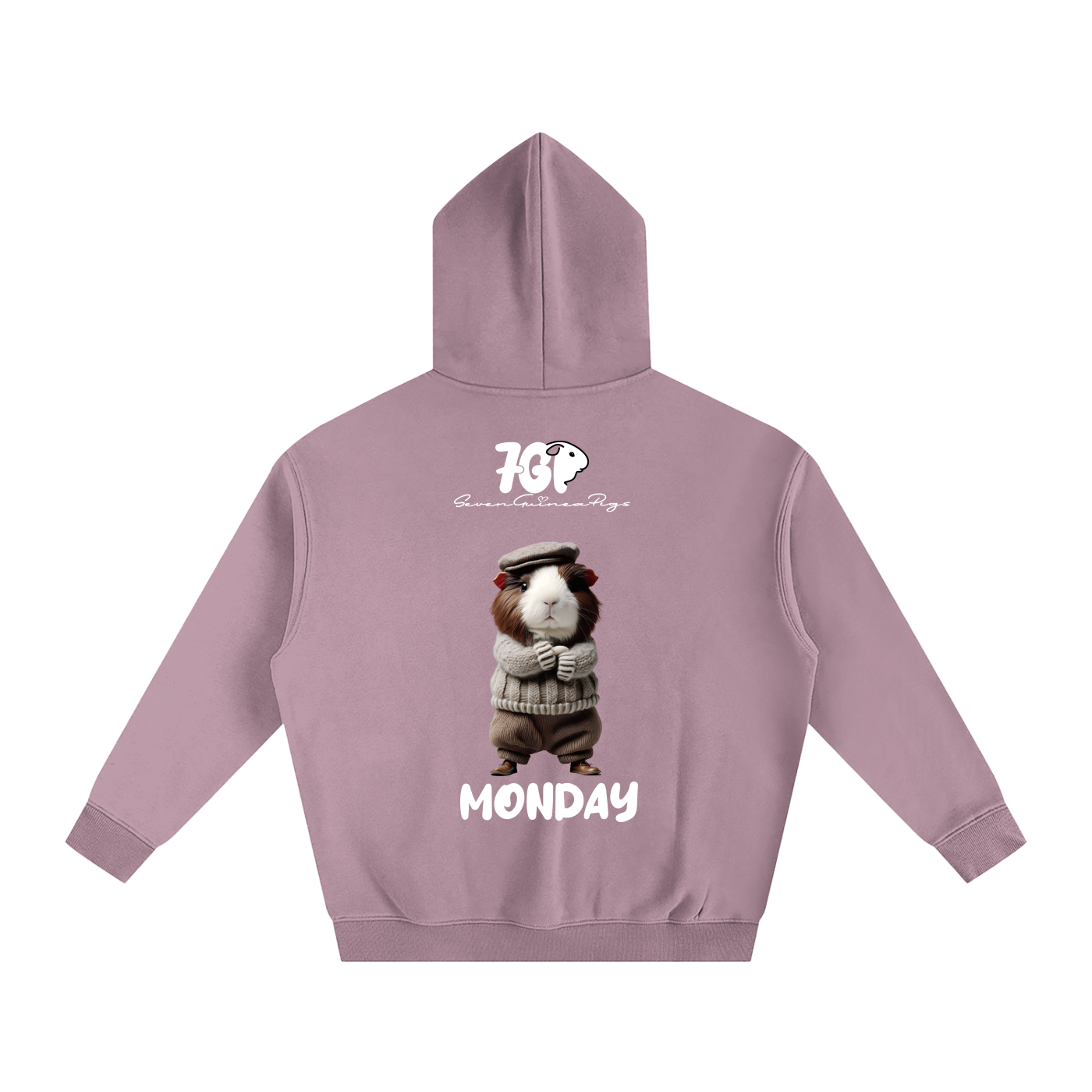 Monday - Oversize Fleeced Hoodie - 350 GSM