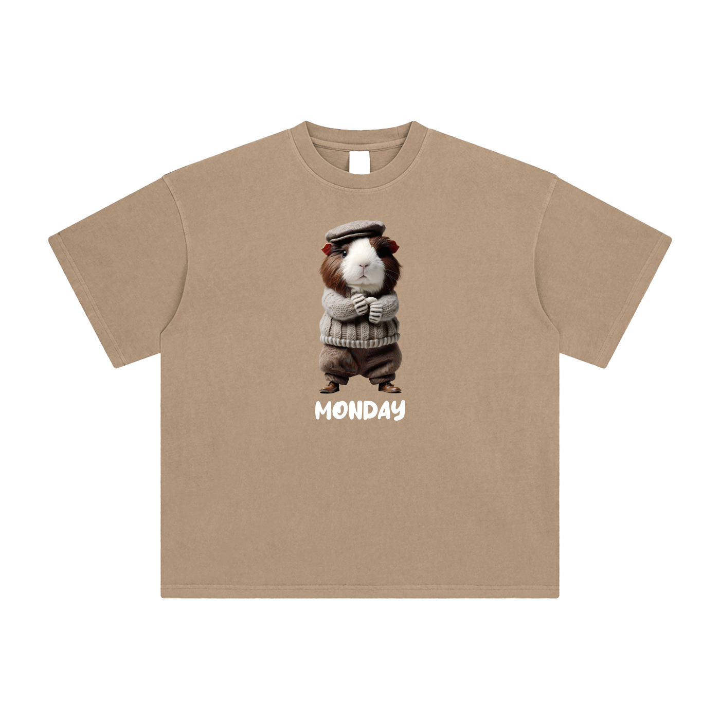 Monday - Enzyme Washed T-Shirt -  250 GSM
