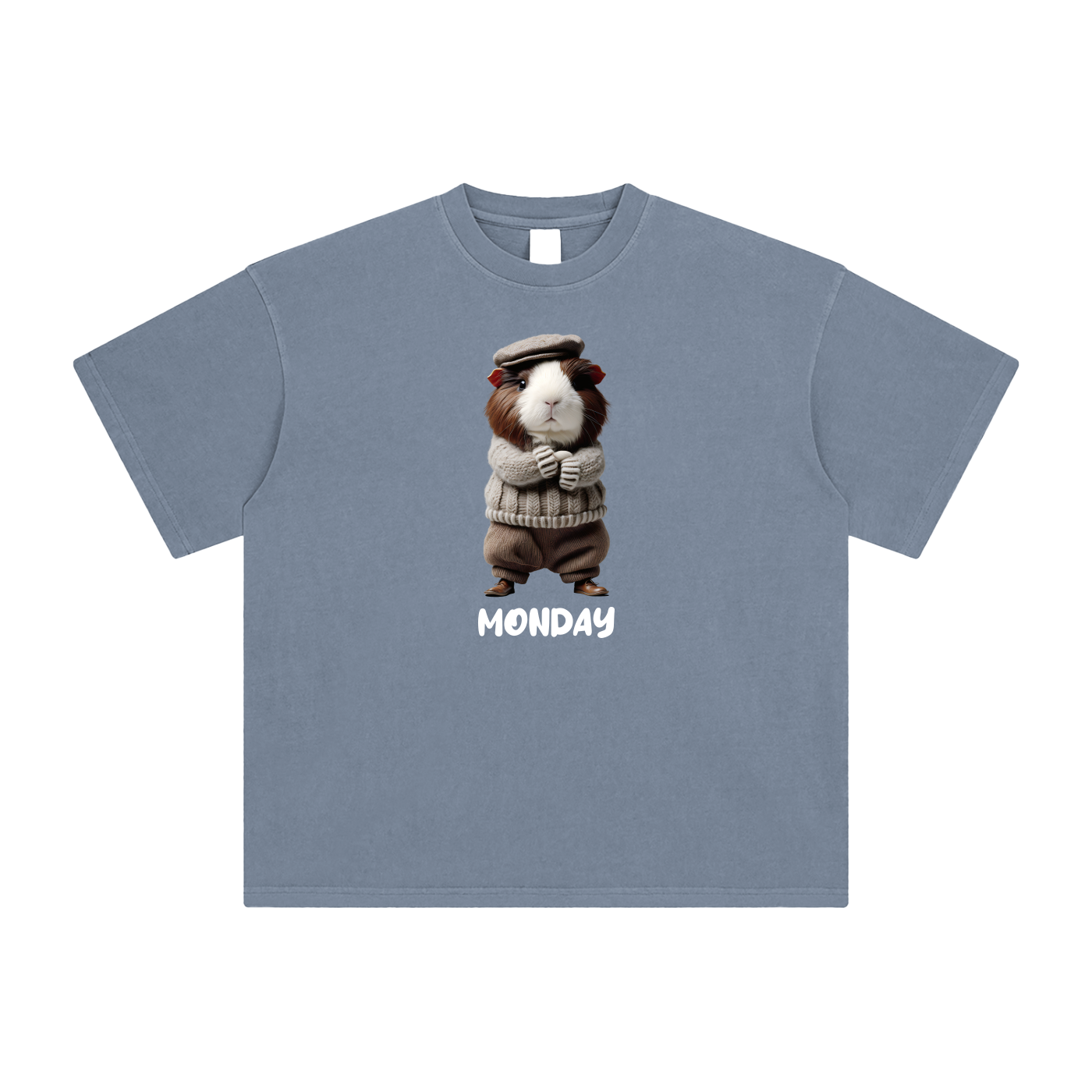 Monday - Enzyme Washed T-Shirt -  250 GSM