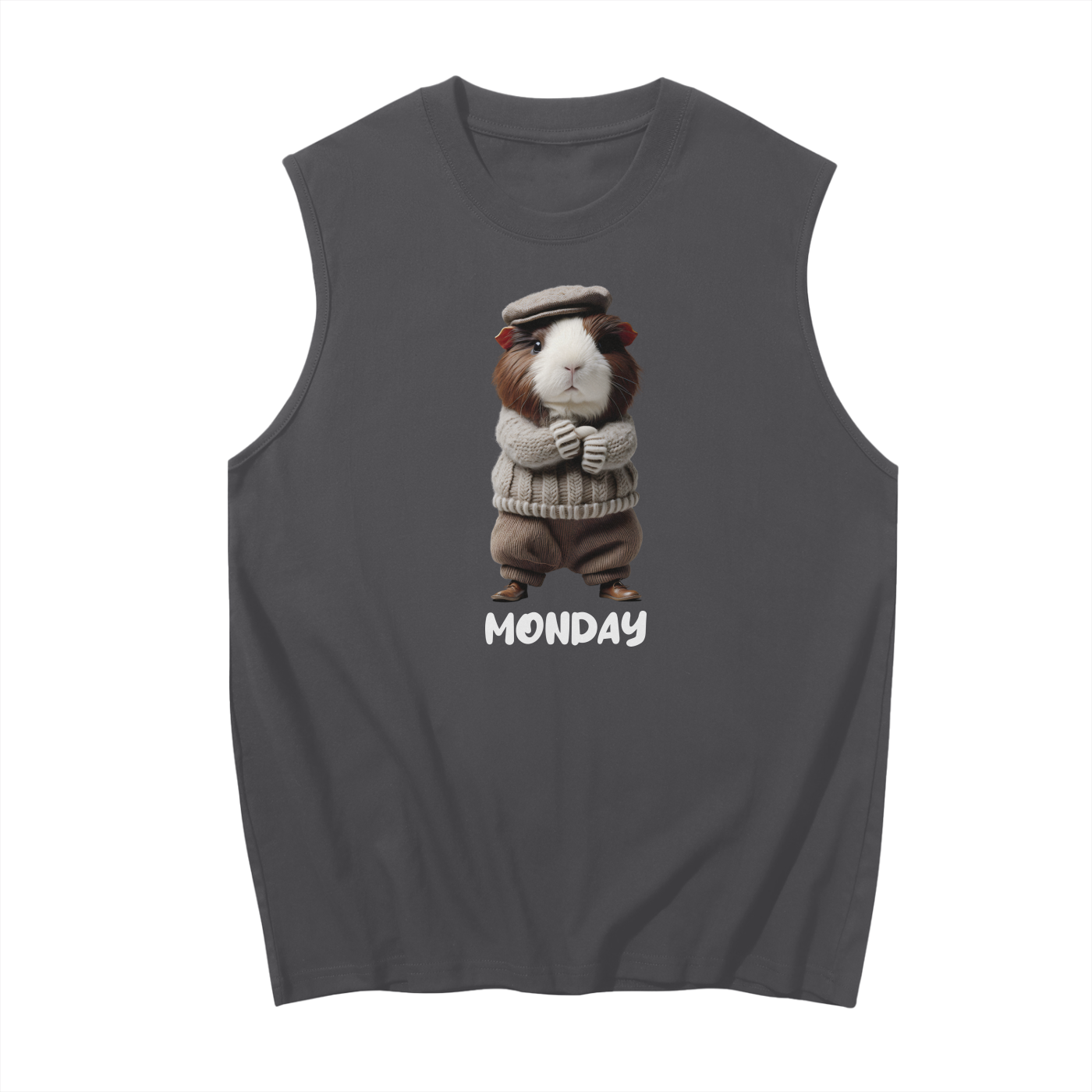 Monday - Sleeveless Tank Top - 230 GSM (Dark)