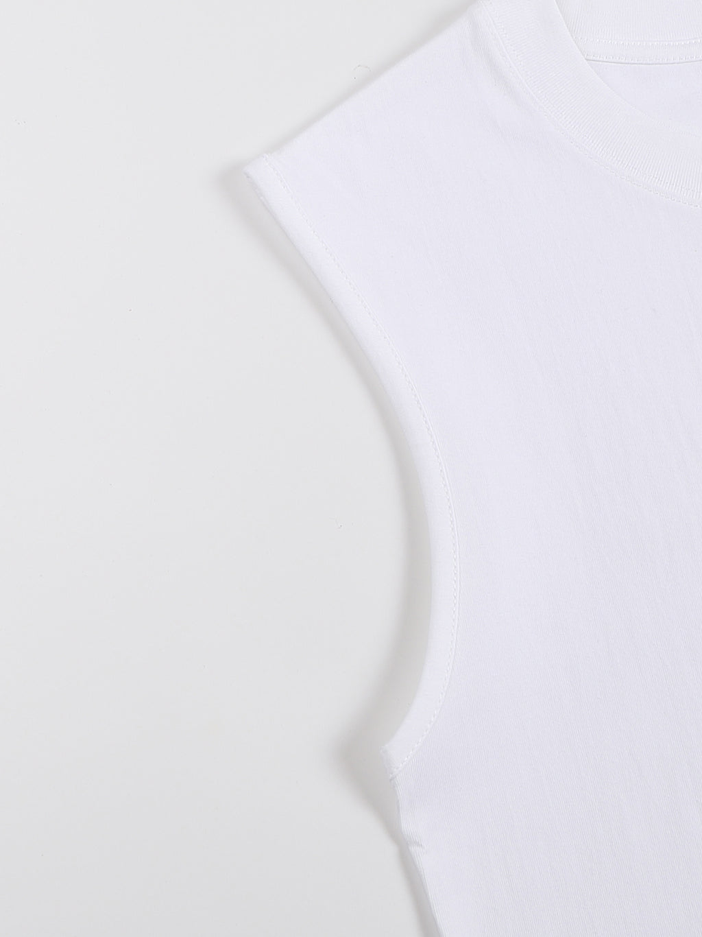 Monday - Sleeveless Tank Top - 230 GSM (White)