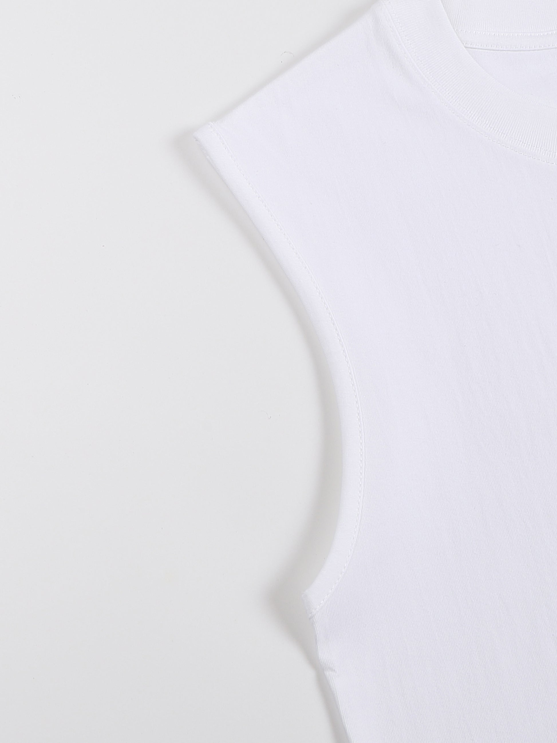 Monday - Sleeveless Tank Top - 230 GSM (White)