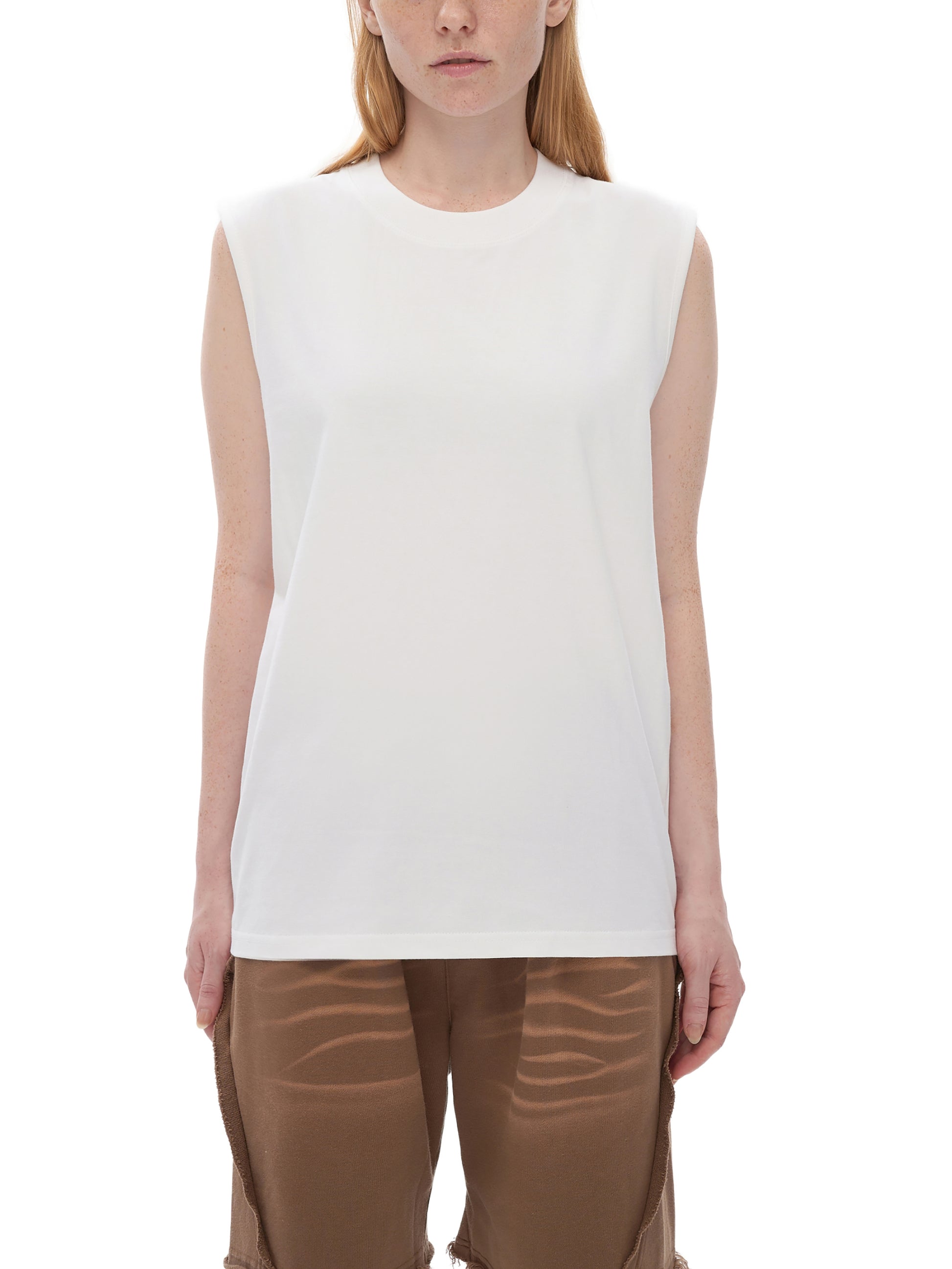 Monday - Sleeveless Tank Top - 230 GSM (White)