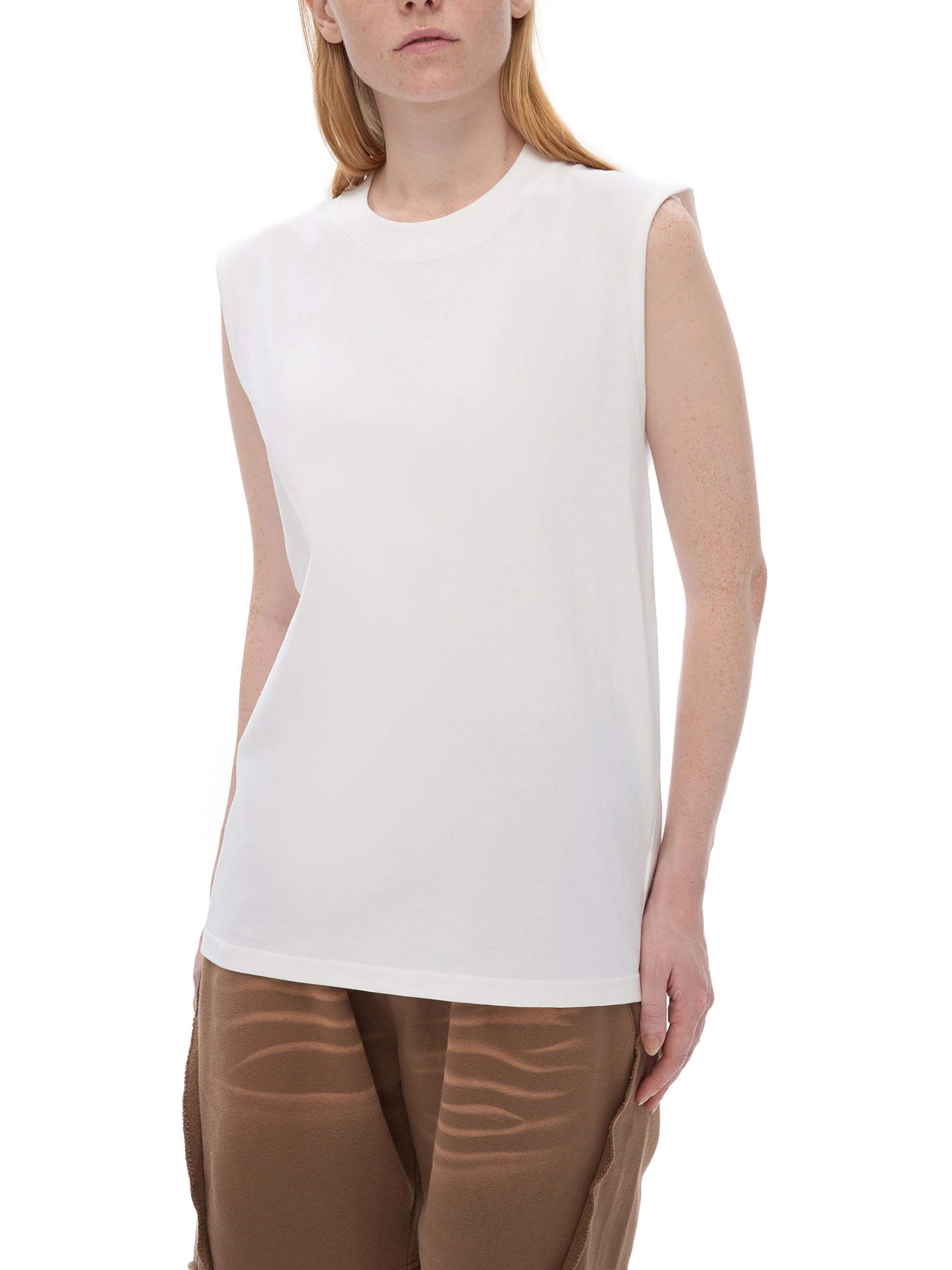 Monday - Sleeveless Tank Top - 230 GSM (White)